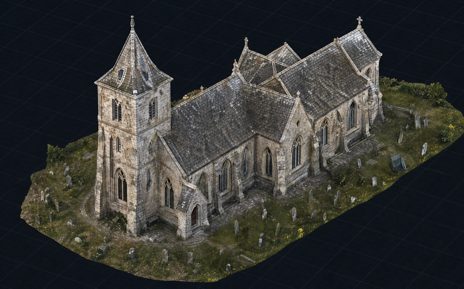 Church photogrammetry model